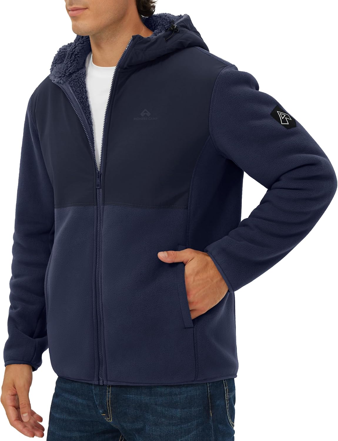 Veste polaire pour homme Pione - Sherpa Hoodie Fleece avis et prix