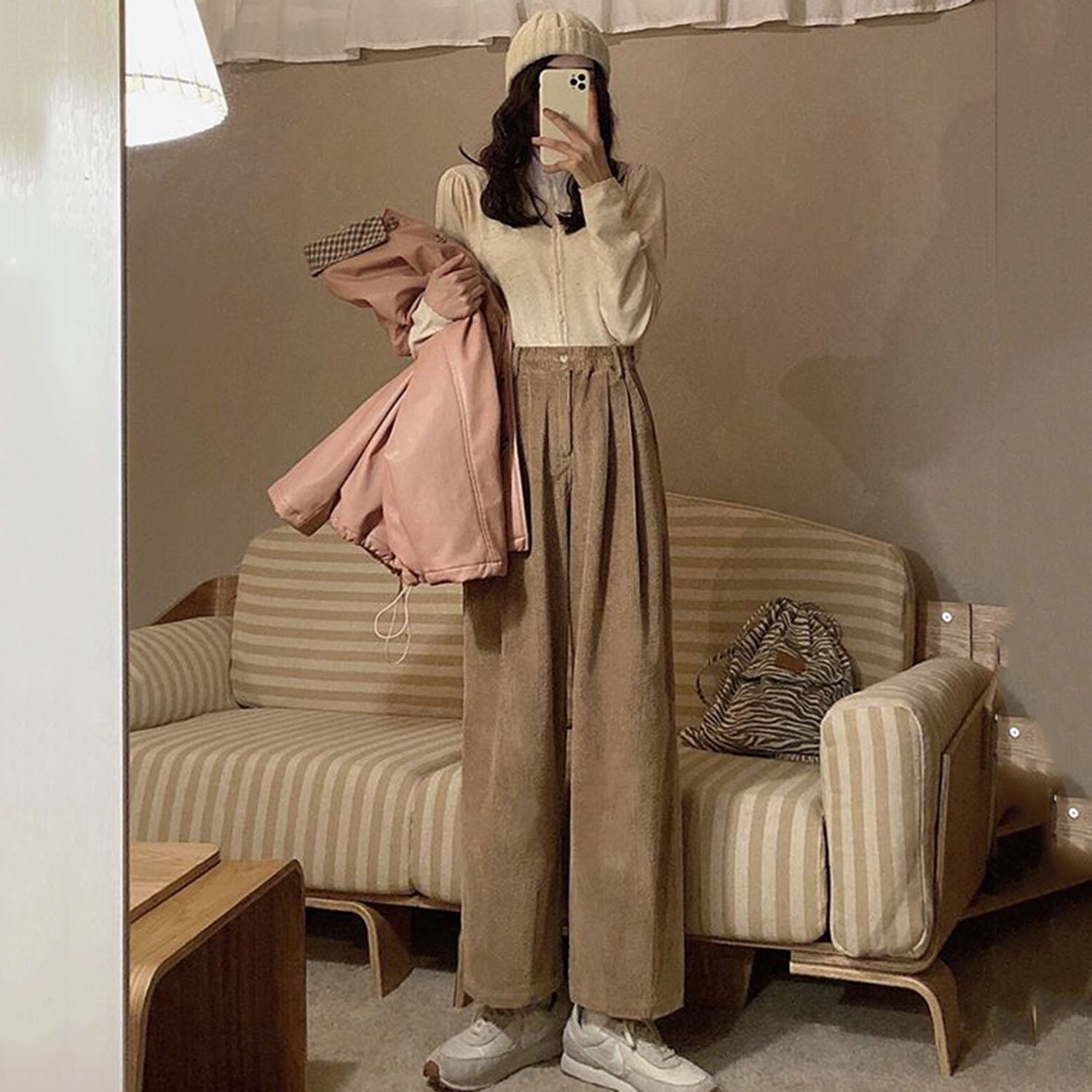 Pantalon en velours côtelé à j - Corduroy Pant Warm avis et prix