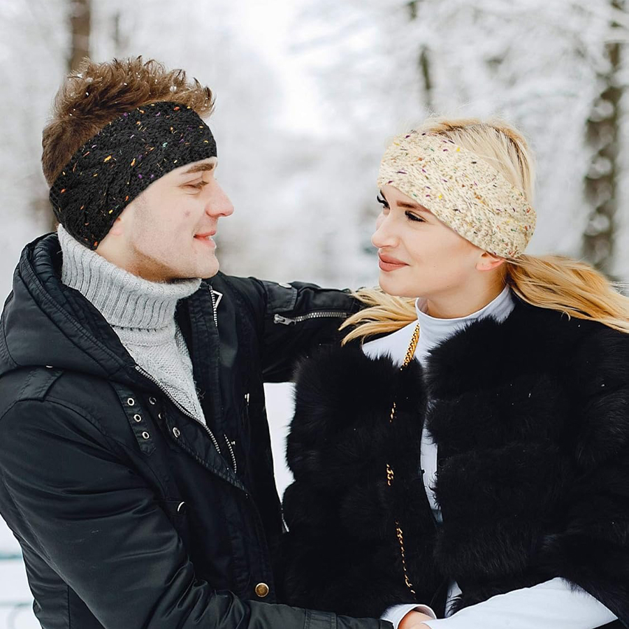 SSUNTAK Bandeau tricoté pour f - Fleece Ear Warmer Band avis et prix