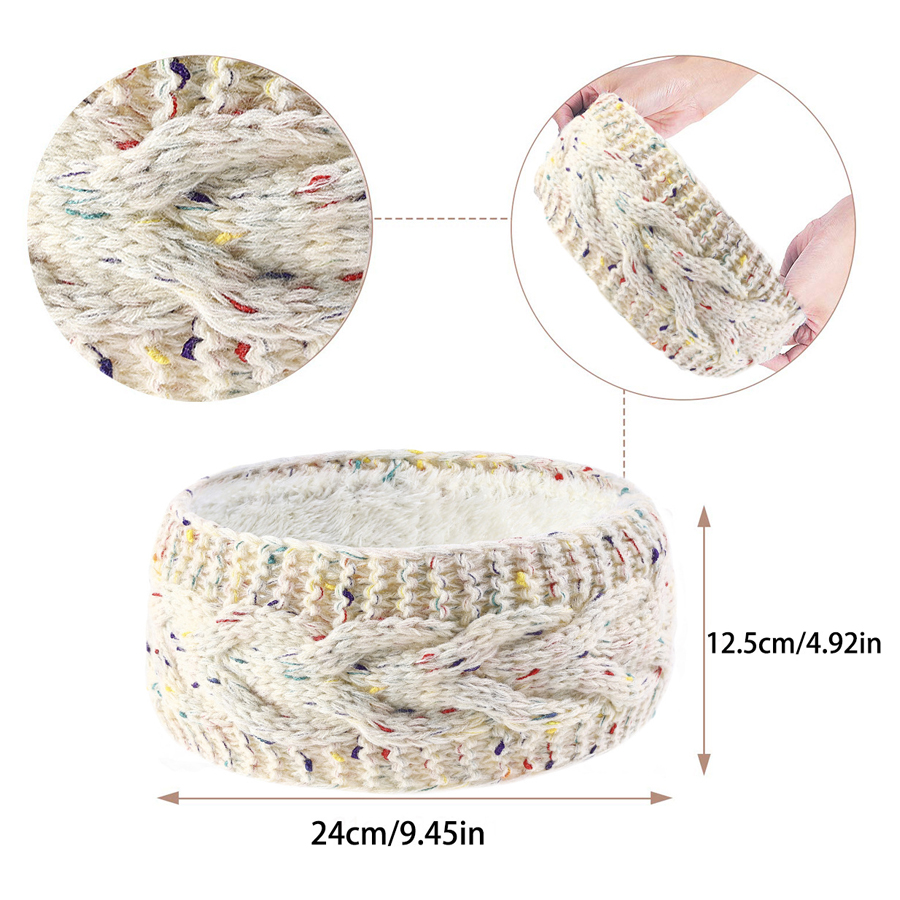 SSUNTAK Bandeau tricoté pour f - Fleece Ear Warmer Band avis et prix