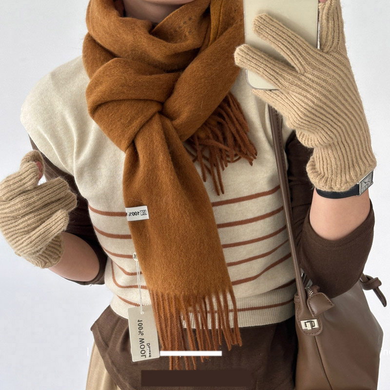 Élégant bonne qualité 100% lai - Wool Scarf Men avis et prix