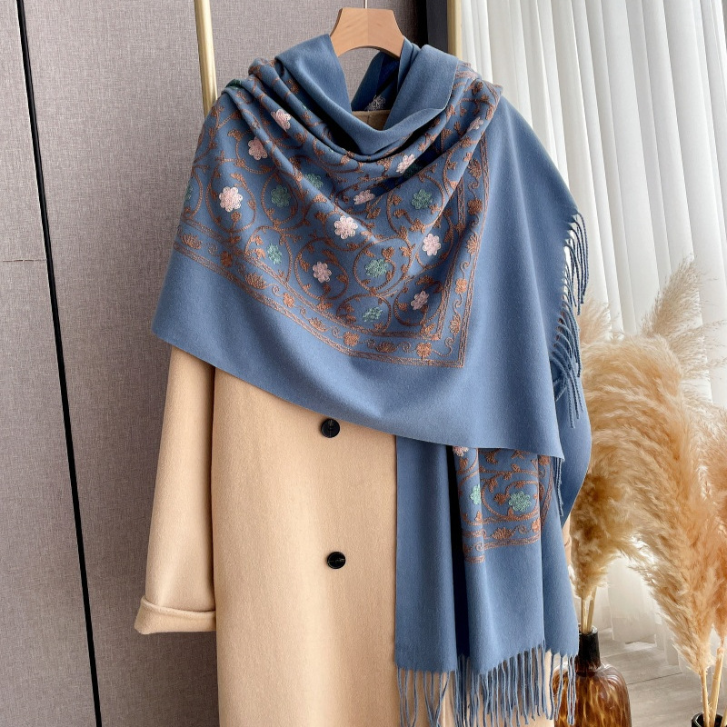 2025 nouvelle broderie cachemi - Cashmere Pashmina Wrap avis et prix