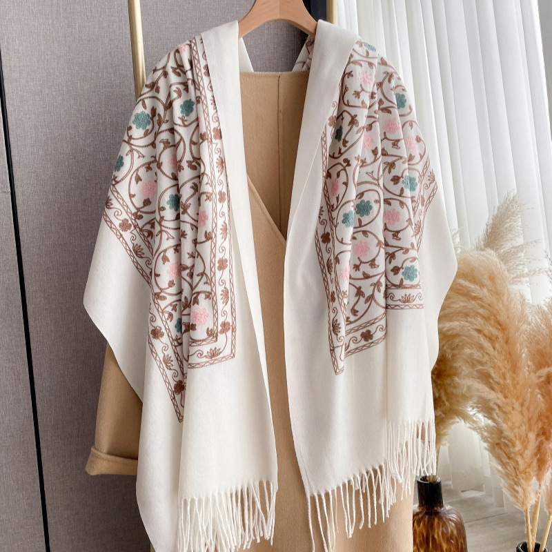 2025 nouvelle broderie cachemi - Cashmere Pashmina Wrap avis et prix